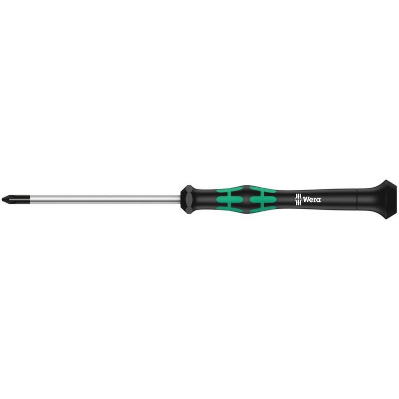 Отвертка крестовая прецизионная 2055 PZ Kraftform Micro (PZ 1х80мм) Wera WE-118032 Отвертка крестовая прецизионная 2055 PZ Kraftform Micro (PZ 1х80мм) Wera WE-118032