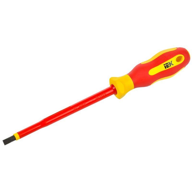 Отвертка диэлектрическая SL6.5х150 Т2 ARMA2L 5 IEK A2L5-SC30-T2-SL-65-150 Отвертка диэлектрическая SL6.5х150 Т2 ARMA2L 5 IEK A2L5-SC30-T2-SL-65-150