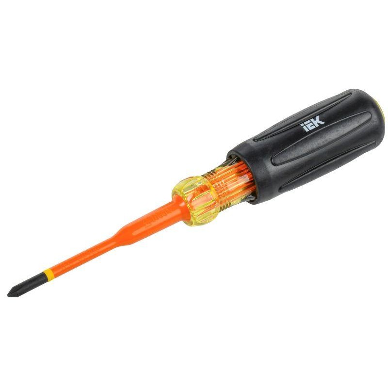 Отвертка диэлектрическая SLIM PH1х80 Т3 ARMA2L 5 IEK A2L5-SC31-T3-PH-10-080 Отвертка диэлектрическая SLIM PH1х80 Т3 ARMA2L 5 IEK A2L5-SC31-T3-PH-10-080