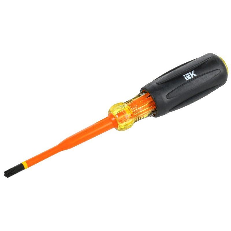 Отвертка диэлектрическая SLIM PZ/SL2х100 Т3 ARMA2L 5 IEK A2L5-SC31-T3-ZS-20-100 Отвертка диэлектрическая SLIM PZ/SL2х100 Т3 ARMA2L 5 IEK A2L5-SC31-T3-ZS-20-100