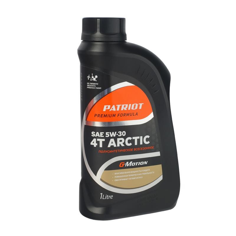Масло полусинтетическое G-Motion 5W30 4Т ARCTIC 1л PATRIOT 850030100 Масло полусинтетическое G-Motion 5W30 4Т ARCTIC 1л PATRIOT 850030100