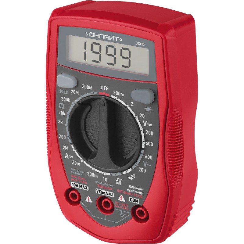 Мультиметр 90 231 OMT-Mm03-UT33D (UT33D+) ОНЛАЙТ 90231 Мультиметр 90 231 OMT-Mm03-UT33D (UT33D+) ОНЛАЙТ 90231