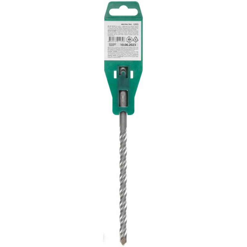 Бур по бетону SDS PLUS с двойной резьбой 10х210мм FIT 32925