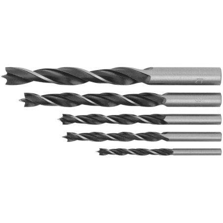 Набор сверл по дереву ПВХ конверт 5шт (4-5-6-8-10мм) FIT 36105