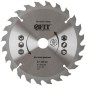 Диск пильный для циркулярных пил по дереву 165х20/16х24T FIT 37731