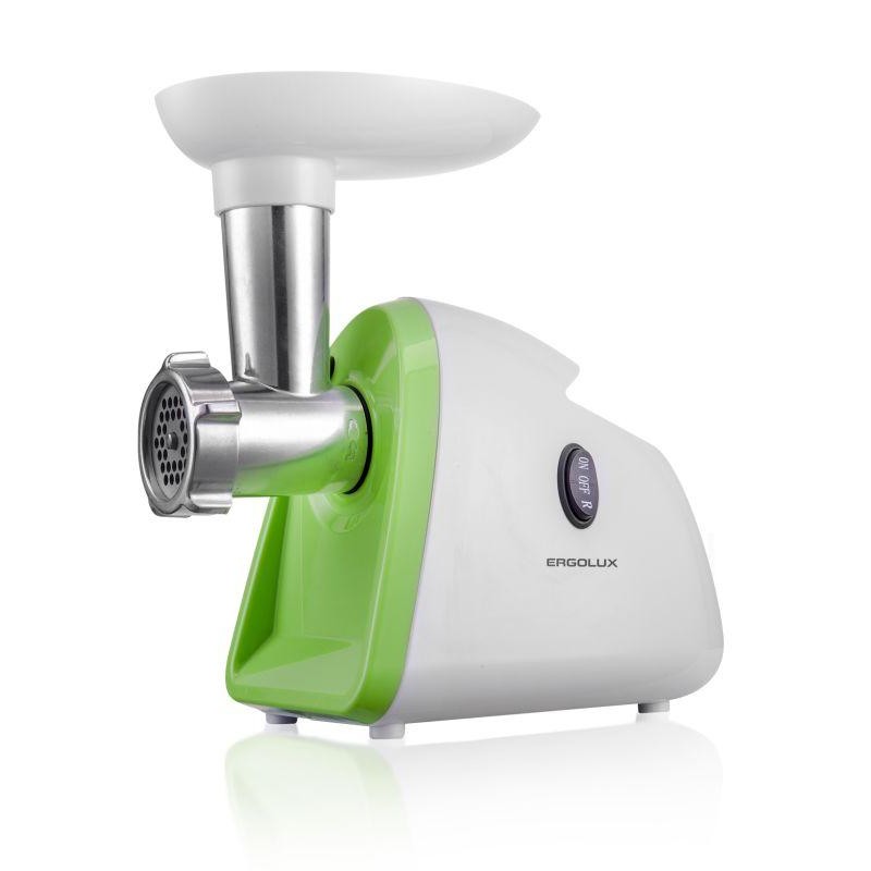 Мясорубка электрическая ELX-MG01-C34 1800Вт реверс 220-240В бел./салат. Ergolux 13968 Мясорубка электрическая ELX-MG01-C34 1800Вт реверс 220-240В бел./салат. Ergolux 13968