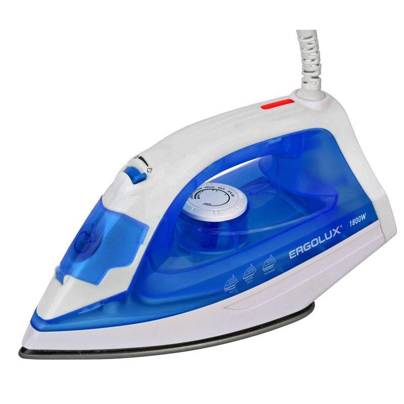 Утюг паровой ELX-SI04-C35 1800Вт электр. 220-240В тефлон син./бел. Ergoluxe 13975 Утюг паровой ELX-SI04-C35 1800Вт электр. 220-240В тефлон син./бел. Ergoluxe 13975