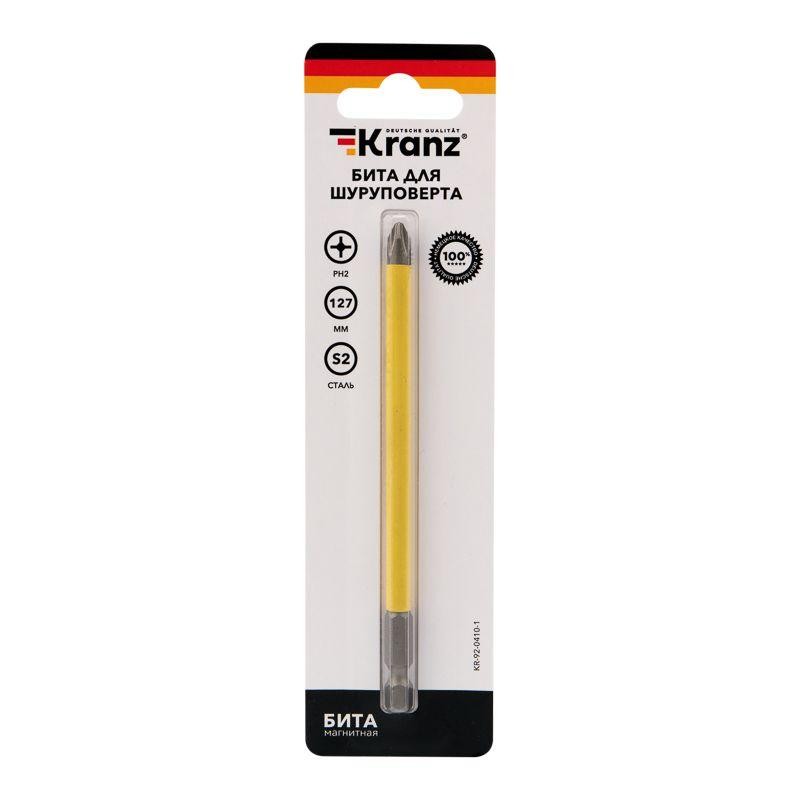 Бита для шуруповерта PH2х127мм (уп.1шт) Kranz KR-92-0410-1 Бита для шуруповерта PH2х127мм (уп.1шт) Kranz KR-92-0410-1