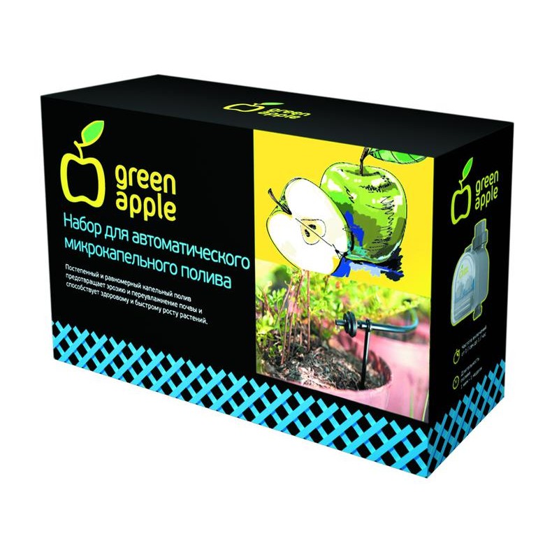 Набор для микрокапельного полива автоматич.2 (1/20) Green Apple Б0007550 Набор для микрокапельного полива автоматич.2 (1/20) Green Apple Б0007550