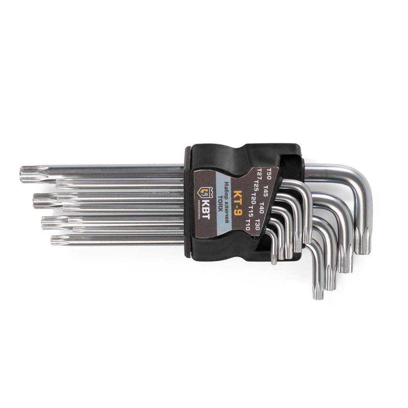 Набор ключей TORX КТ-9 (Т10-Т50) КВТ 79202 Набор ключей TORX КТ-9 (Т10-Т50) КВТ 79202