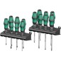 Набор отверток с двумя подставками Kraftform Big Pack 300 14 предметов (PH 1/2/3, PZ 1/2/3, TX 10/15/20/25/30, SL 3.5/4/6.5) Wer