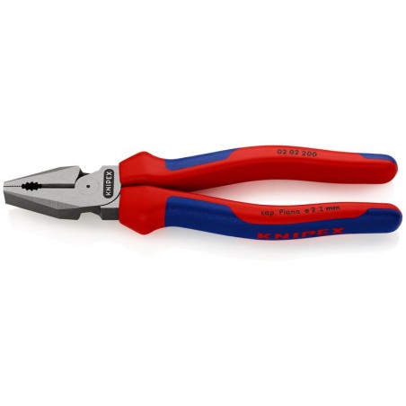 Плоскогубцы комбинированные особой мощности L-200мм черн. Knipex KN-0202200