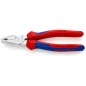 Плоскогубцы комбинированные особой мощности L-180мм хром. Knipex KN-0205180