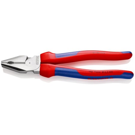 Плоскогубцы комбинированные особой мощности L-225мм хром. Knipex KN-0205225