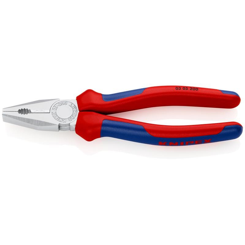 Плоскогубцы комбинированные L-200мм хром. Knipex KN-0305200SB Плоскогубцы комбинированные L-200мм хром. Knipex KN-0305200SB