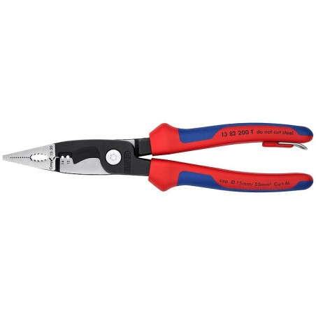 Клещи электромонтажные 6-в-1 L-200мм Knipex KN-1382200T