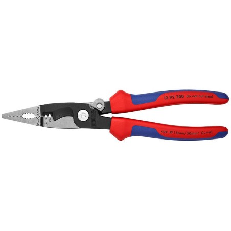 Клещи электромонтажные 6-в-1 L-200мм Knipex KN-1392200SB