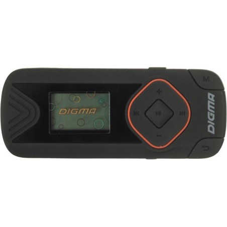 Плеер Flash R3 8Гбайт черн./0.8дюйм/FM/microSDHC/clip R3BK Digma 436167