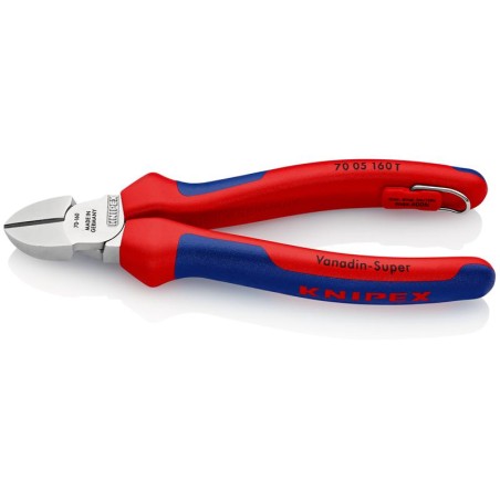 Бокорезы L-160мм твердость кромок 62 HRC хром. Knipex KN-7005160T
