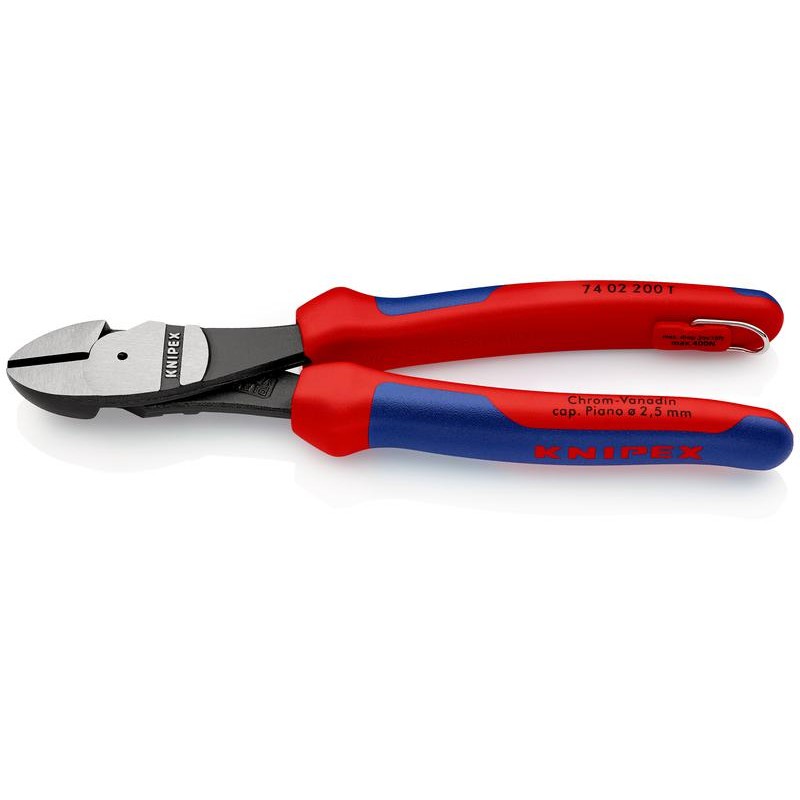 Бокорезы особой мощности L200 черн. KNIPEX KN-7402200T Бокорезы особой мощности L200 черн. KNIPEX KN-7402200T