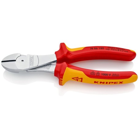 Бокорезы особой мощности VDE 44229 L180 KNIPEX KN-7406180SB