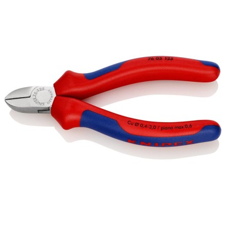 Бокорезы для электромеханика L-125мм хромированные Knipex KN-7605125