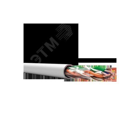 Кабель TechnoLAN U/UTP Cat 5e PVC LS нг(А)-LSLTх 4х2х0.52 Сер (м) СПКБ Техно ЦБ-00027288