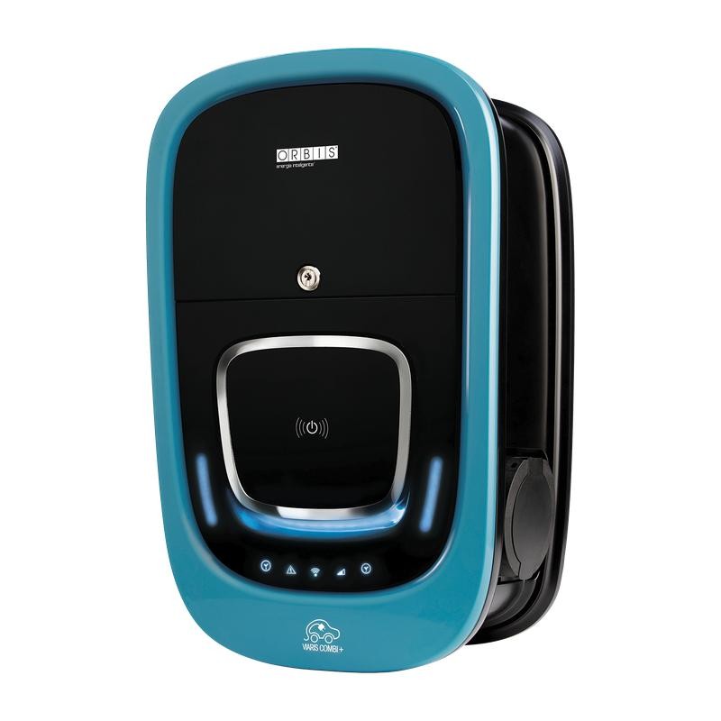 Станция зарядная для электромобилей VIARIS COMBI+7.4кВт, розетка T2S, розетка T2S, WiFi+Ethernet ORBIS OB94P2CCHA2 Станция зарядная для электромобилей VIARIS COMBI+7.4кВт, розетка T2S, розетка T2S, WiFi+Ethernet ORBIS OB94P2CCHA2