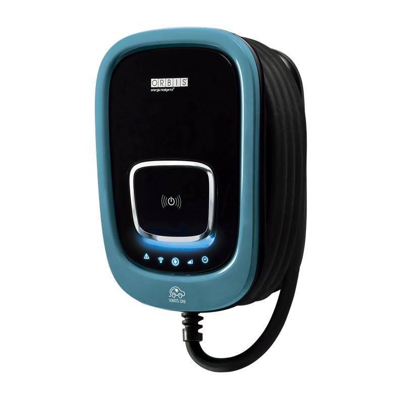 Станция зарядная для электромобилей VIARIS UNI 22кВт, 5м кабель T2, WiFi+Ethernet ORBIS OB94U720HA2 Станция зарядная для электромобилей VIARIS UNI 22кВт, 5м кабель T2, WiFi+Ethernet ORBIS OB94U720HA2