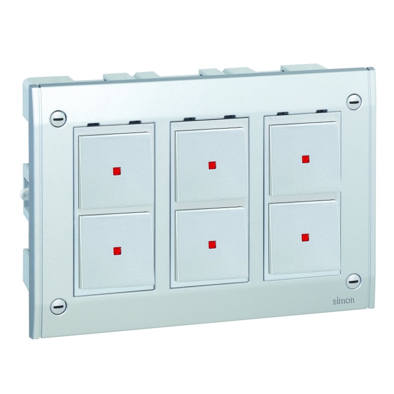 Рамка 3мод. Simon Connect к SBM250 CIMA алюм. Simon SBM302-8 Рамка 3мод. Simon Connect к SBM250 CIMA алюм. Simon SBM302-8