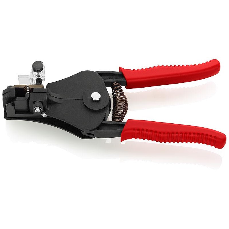 Стриппер со сменными фасонными ножами L-180мм пластиковые рукоятки Knipex KN-1221180 Стриппер со сменными фасонными ножами L-180мм пластиковые рукоятки Knipex KN-1221180