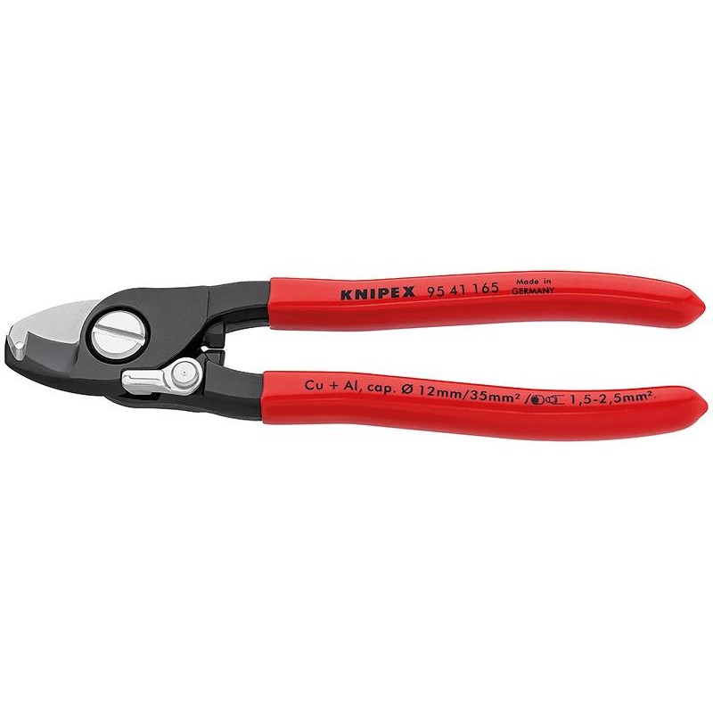 Кабелерез-стриппер многофункциональный для NYM кабелей L-165 Knipex KN-9541165 Кабелерез-стриппер многофункциональный для NYM кабелей L-165 Knipex KN-9541165
