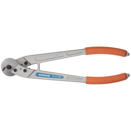 Тросорез HEAVY DUTY L-600мм рукоятки с пластиковыми чехлами Knipex KN-9581600
