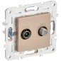 Розетка двойная TV+SAT SKANDY SK-A13Sa песочн. IEK SK-AF20-O-K98 Розетка двойная TV+SAT SKANDY SK-A13Sa песочн. IEK SK-AF20-O-K98