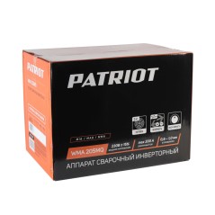 Полуавтомат сварочный инверторный WMA 205MQ MIG/MAG/MMA PATRIOT 605302155