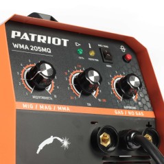 Полуавтомат сварочный инверторный WMA 205MQ MIG/MAG/MMA PATRIOT 605302155