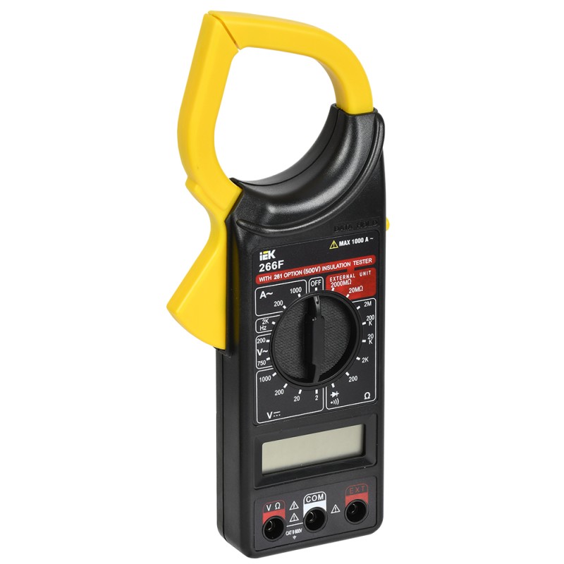 Клещи токоизмерительные Expert 266F IEK TCM-1F-266 Клещи токоизмерительные Expert 266F IEK TCM-1F-266