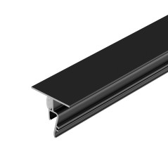 Профиль STRETCH-SHADOW-CEIL-2000 BLACK (A2-CONTOUR-PRO) 2м алюминий Arlight 040703