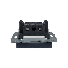 Выключатель 2-кл. СП BRITE ВС10-2-1-БрМ 10А с индик. механизм маренго IEK BR-V20-1-10-K35