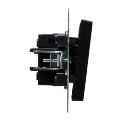 Выключатель жалюзи СП BRITE ВС10-1-5-БрЧ 10А механизм черн. IEK BR-V15-0-10-K02