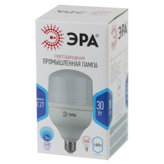 Лампа светодиодная высокомощная STD LED POWER T100-30W-4000-E27 30Вт T100 колокол 4000К нейтр. бел. E27 2400лм Эра Б0027003