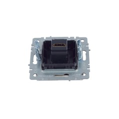 Розетка СП BRITE HDMI РHDMI-0-БрА механизм алюм. IEK BR-H10-K47