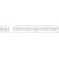Светильник INDUSTRY G13 IP65 1276х60х55мм ДСП линейный для LED ламп 1х1200мм GAUSS 909410112