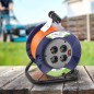 Удлинитель на пластик. катушке 4х30м с заземл. 16А IP20 RPx-4es-3х1.5-30m ПВС 3х1.5 Эра Б0043056