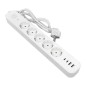 Удлинитель 5х1.5м IP20 2USB 2.4А+2type-C LUX 1.5кв.мм EKF UBA-LUX-515-TC Удлинитель 5х1.5м IP20 2USB 2.4А+2type-C LUX 1.5кв.мм EKF UBA-LUX-515-TC