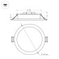 Светильник светодиодный DL-BL145-12W Warm White IP40 металл Arlight 021438 Светильник светодиодный DL-BL145-12W Warm White IP40 металл Arlight 021438