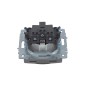 Розетка BRITE РСбш10-3-44-БрС 16А IP44 с заземл. защ. шторки с крышкой механизм сталь IEK BR-R16-16-44-K46