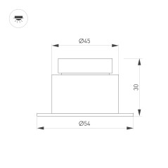 Светильник светодиодный SP-PICASO-M-TURN-L700-12W Warm3000 (BK 100 deg 230В) IP20 металл Arlight 047345
