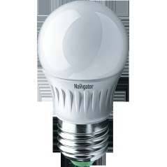 Лампа светодиодная 94 479 NLL-P-G45-5-230-4K-E27 5Вт шар 4000К нейтр. бел. E27 370лм 176-264В Navigator 94479