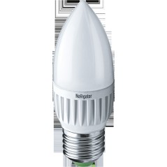 Лампа светодиодная 94 483 NLL-P-C37-5-230-4K-E27-FR 5Вт свеча 4000К нейтр. бел. E27 370лм 176-264В Navigator 94483